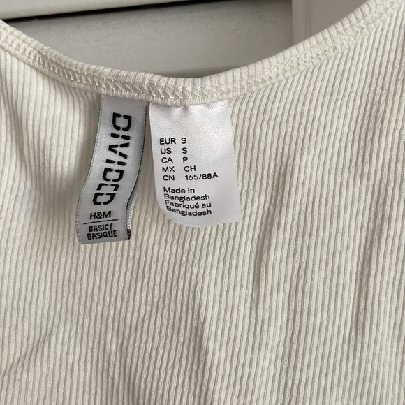 H&M super crop top white - Picture 3 of 3